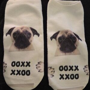 NEW - Ankle Socks - Pug